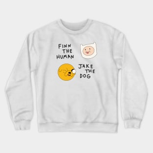 Finn and Jake intro Crewneck Sweatshirt